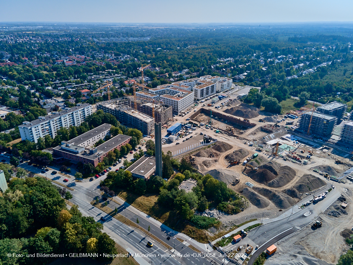 22.07.2022 - Baustelle Alexisqaurtier und Pandion Verde in Neuperlach